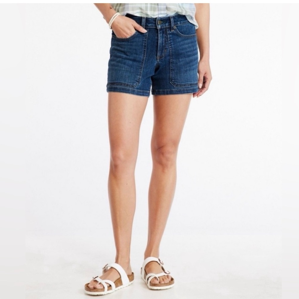 L.L. Bean Favorite Fit Blue Jean Shorts